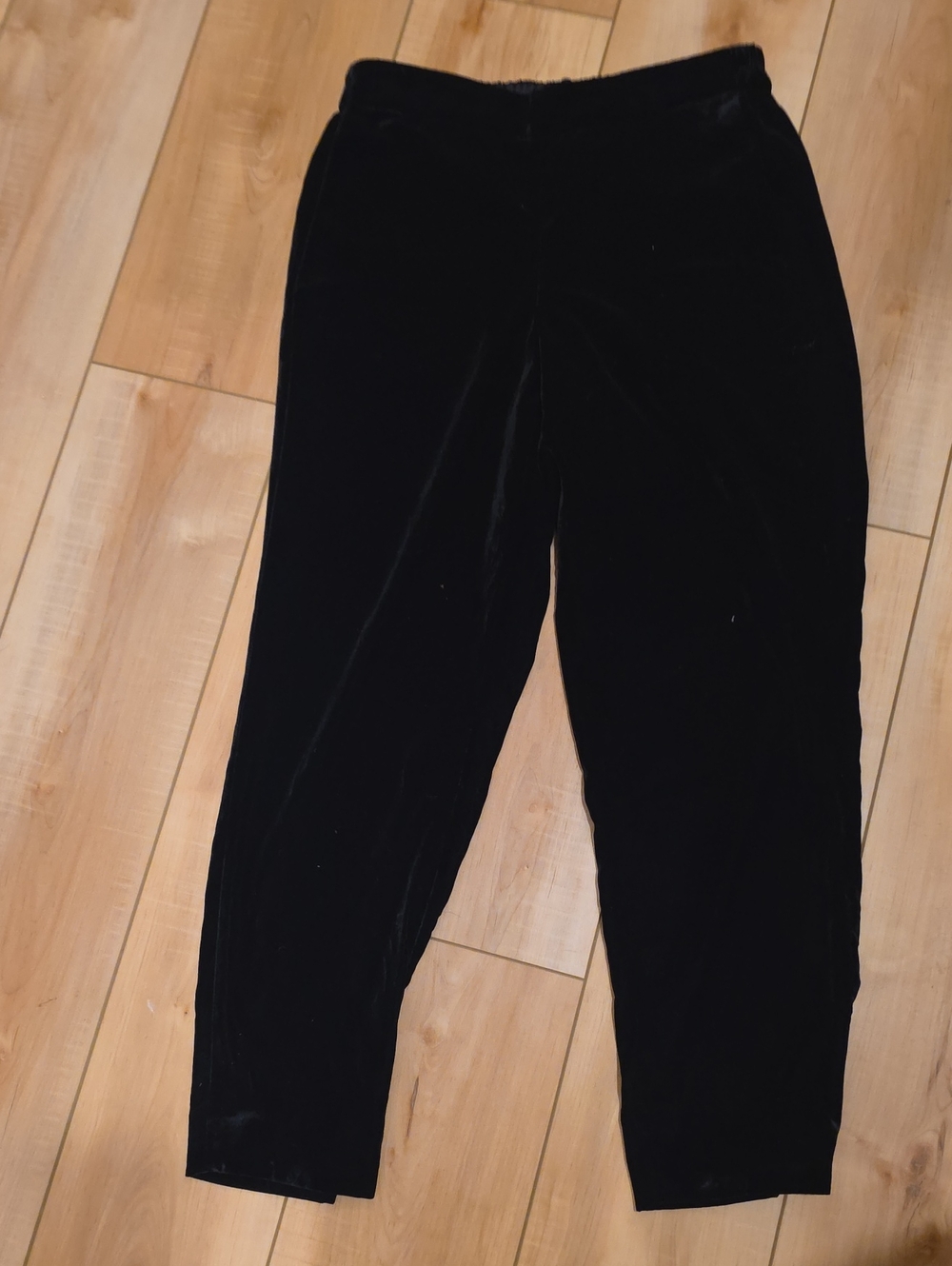 J CREW Jamie Black Velvet Women's Pull-On Pants